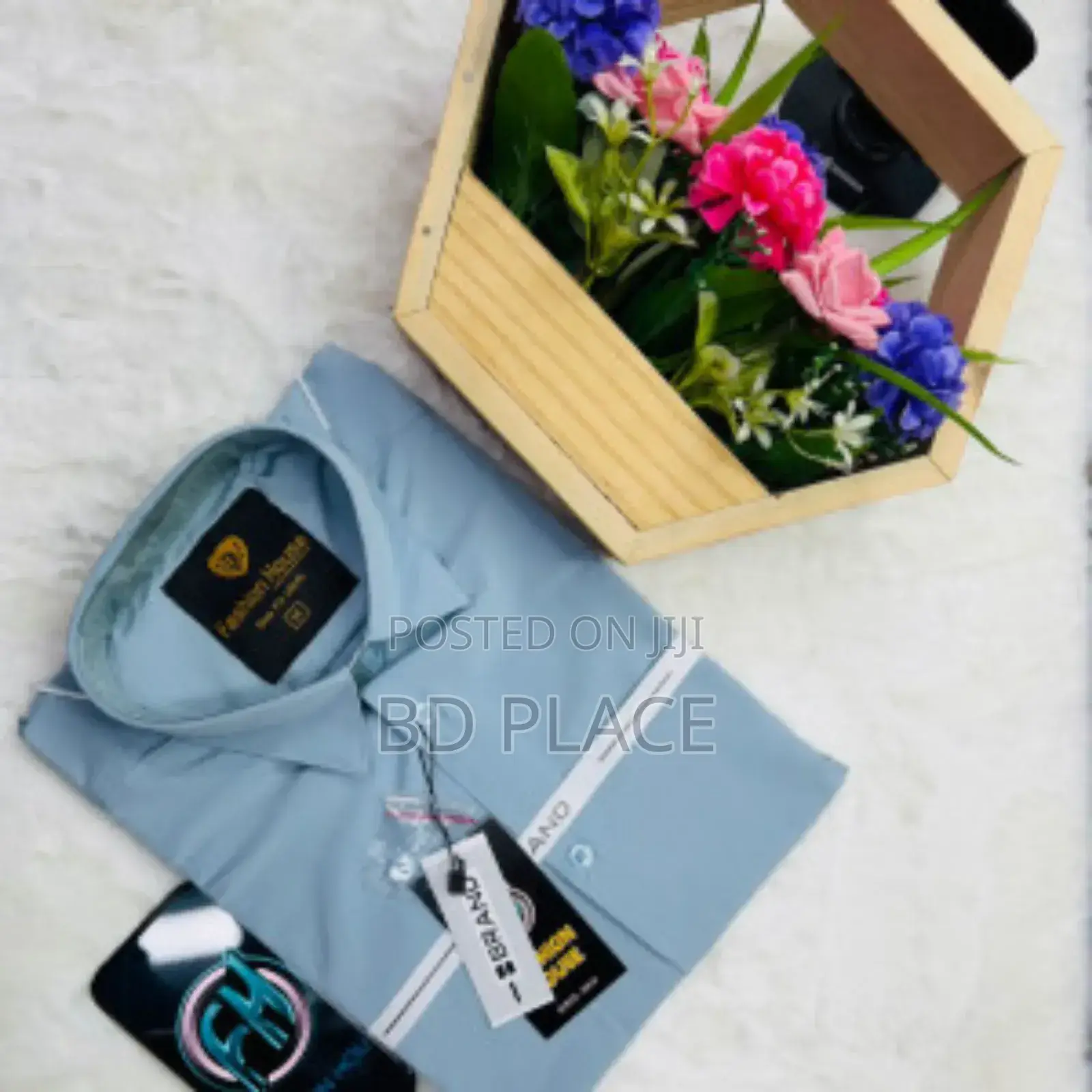 Solid China Micro Fabric Shirt for Men