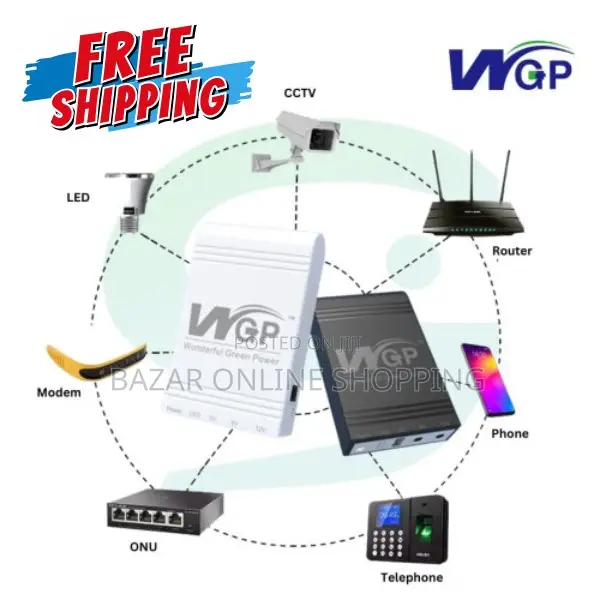 Mini Ups for Router and Onu 5/9/12v Up to 8 Hours Backup