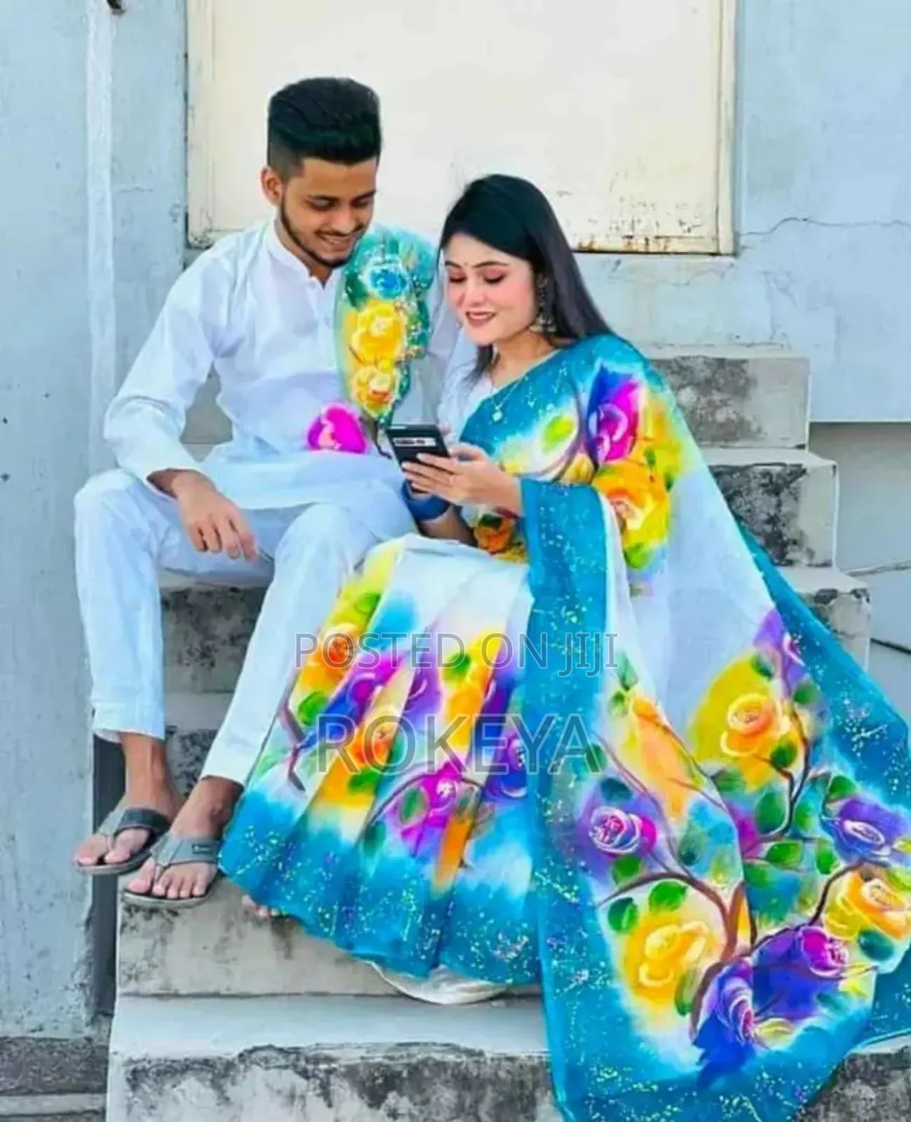 Couple Set Sari Panjabi