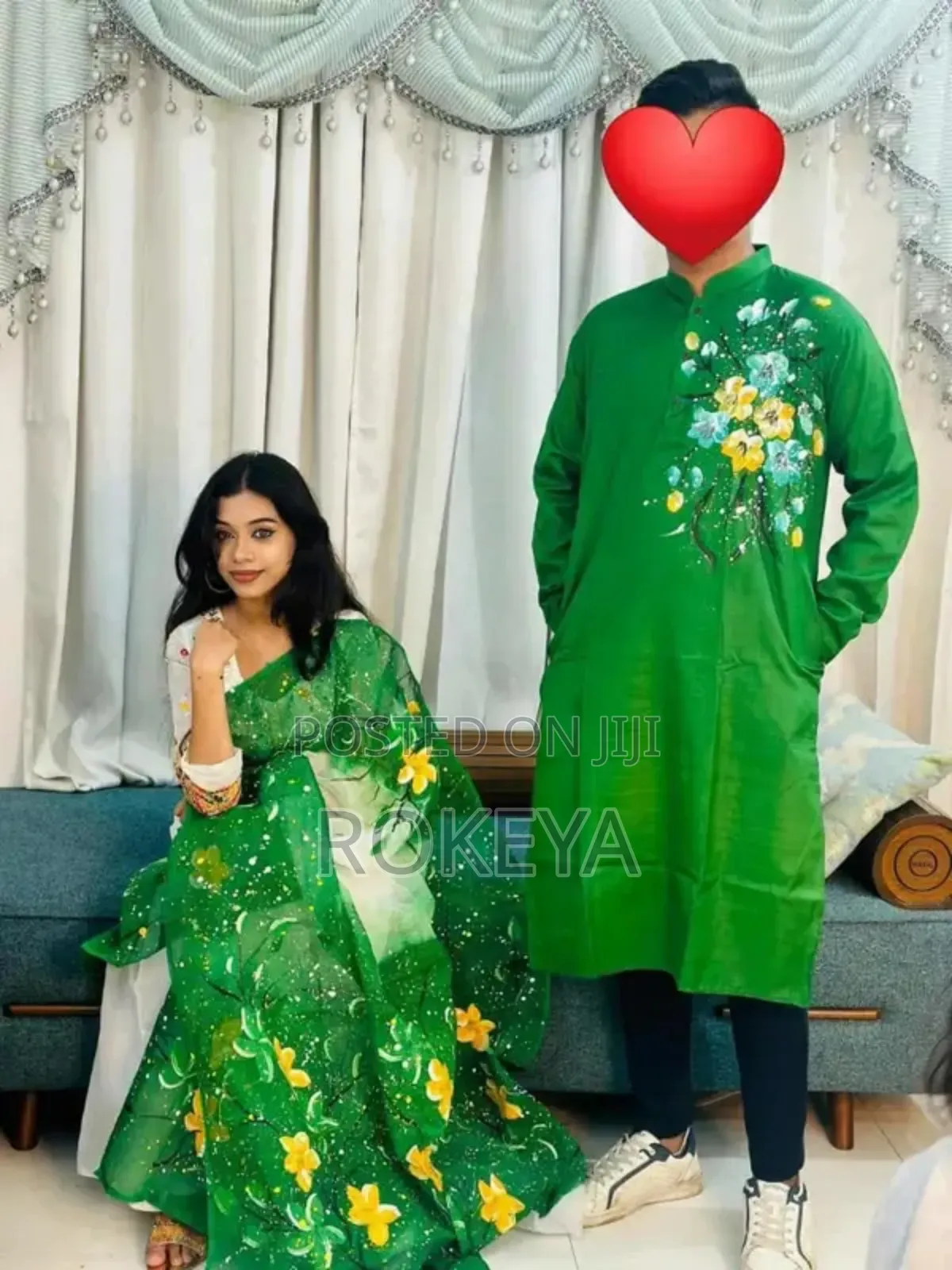 Couple Set Sari Panjabi