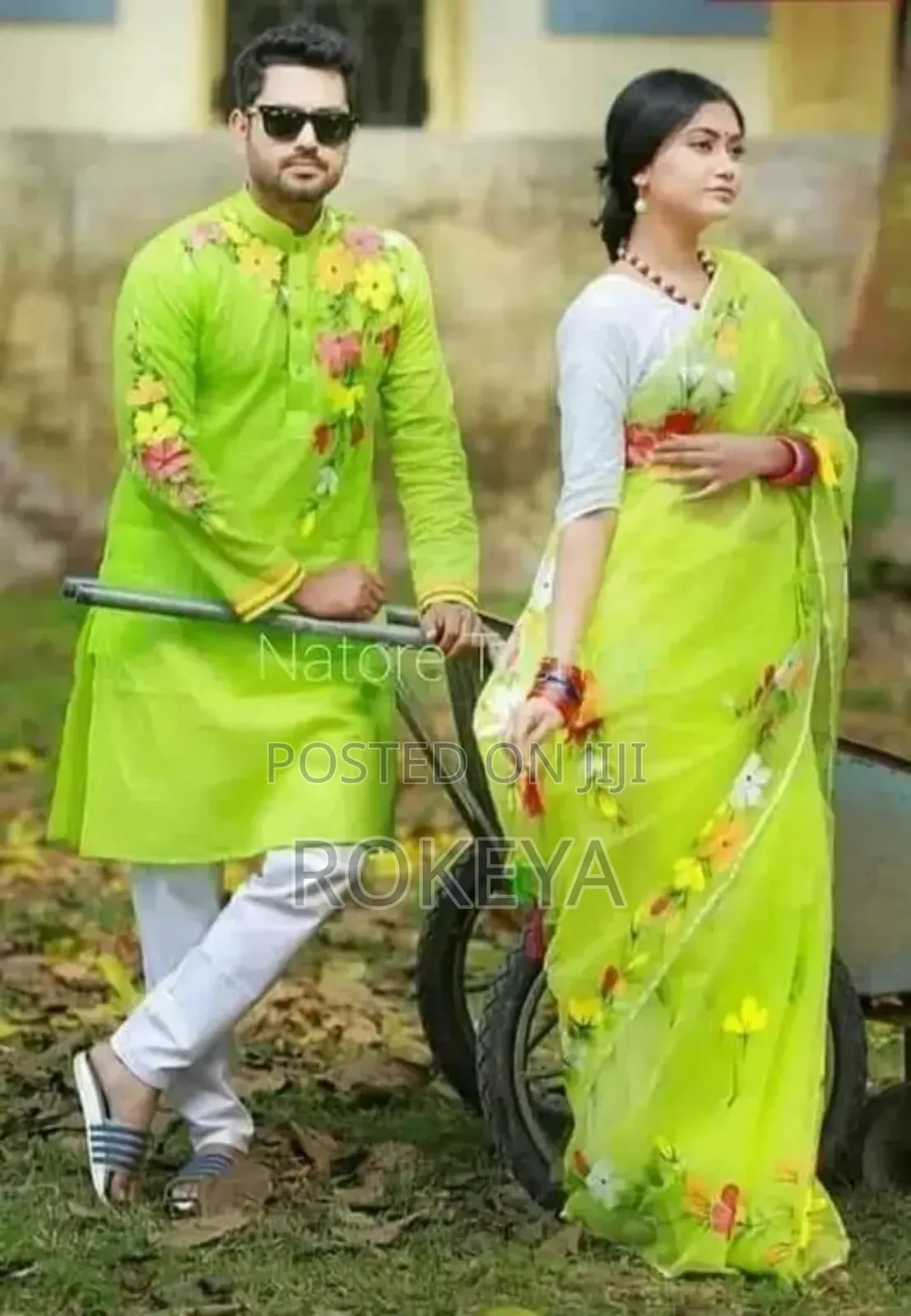 Couple Set Sari Panjabi