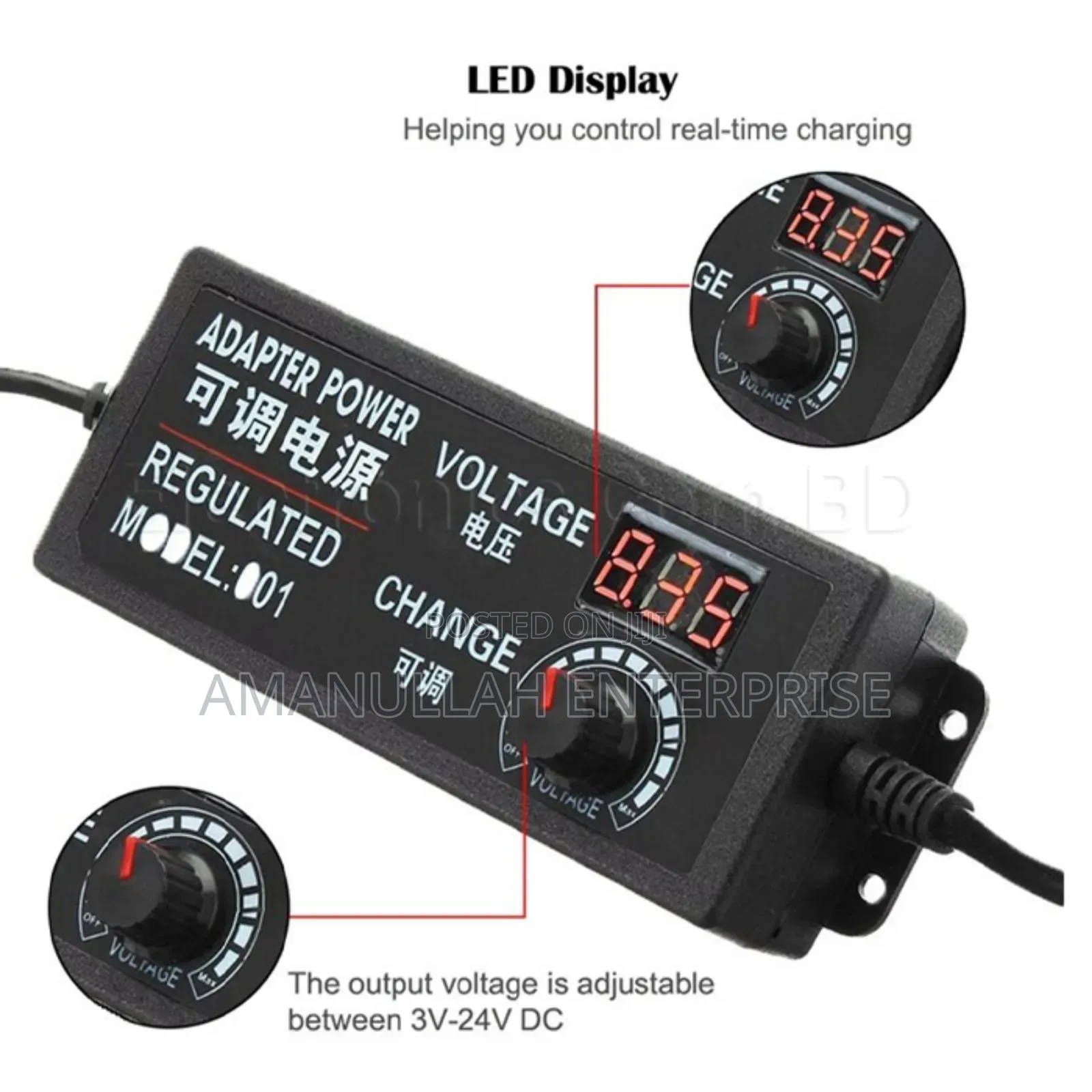 Adjustable Power Supply 3v-24v/Multifunction Power Supply.