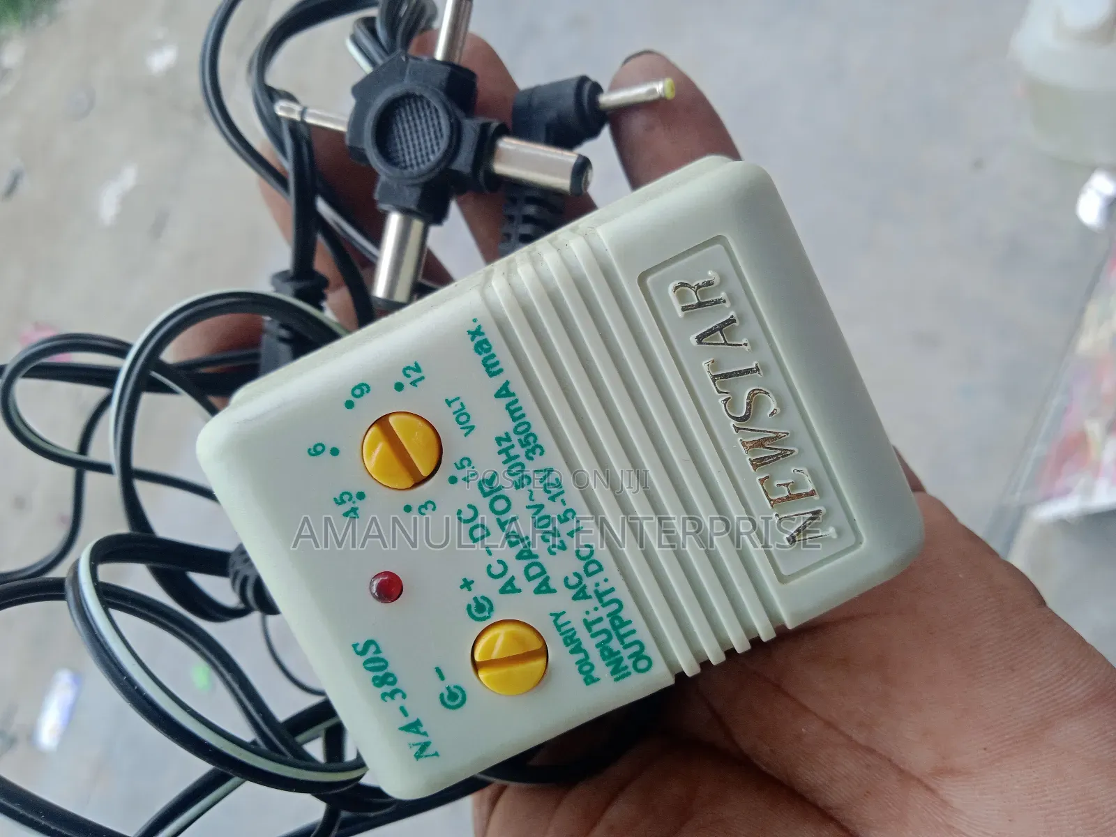 New Star Variable Ac to Dc 1.5v to 12v Dc Adapter 350max.