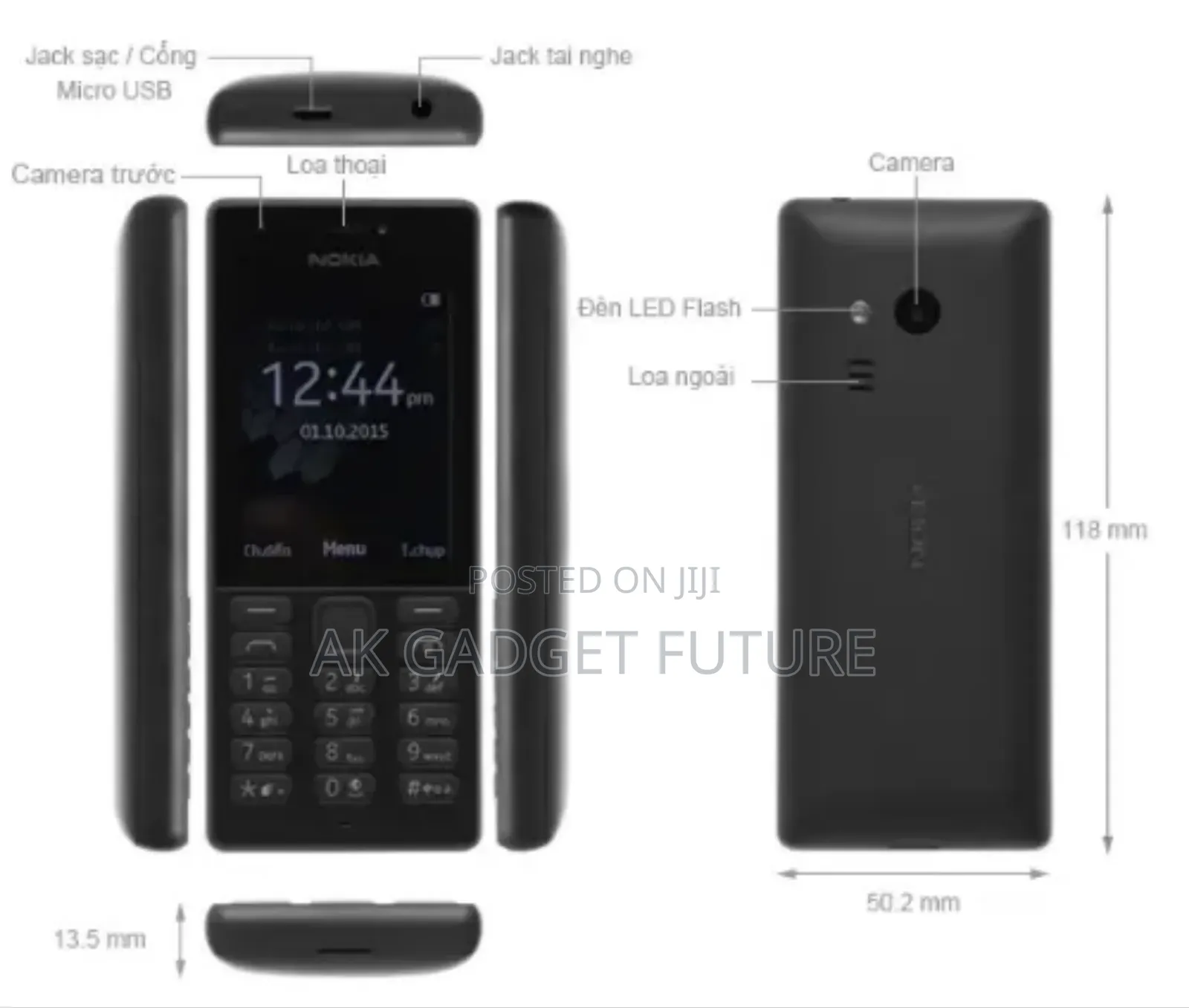 New Nokia 216 Black