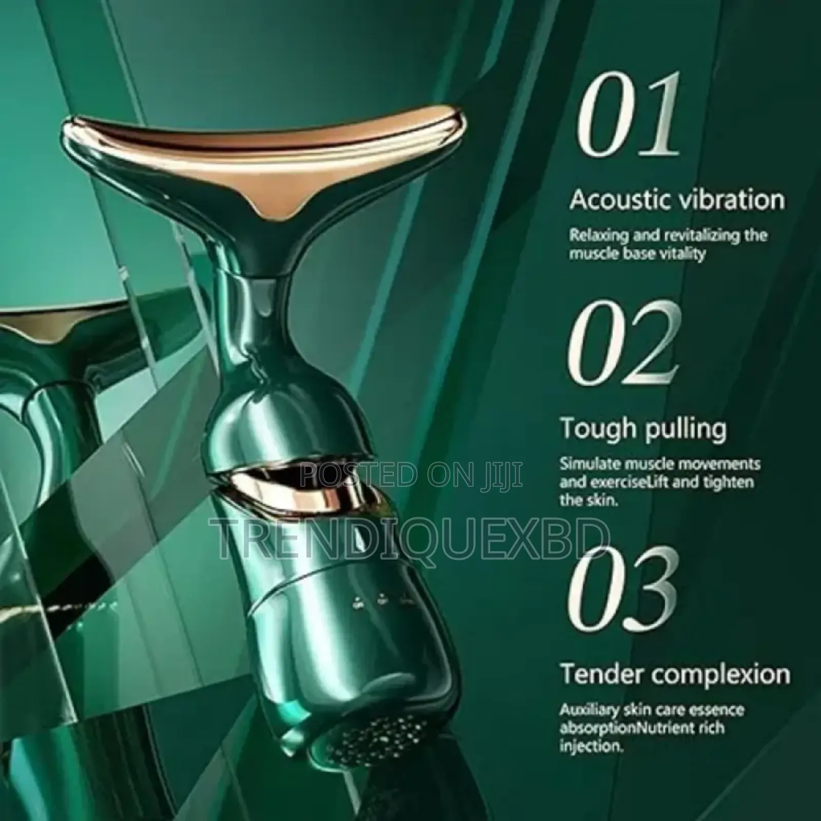 3 in 1 Microcurrent Face Neck Massager |