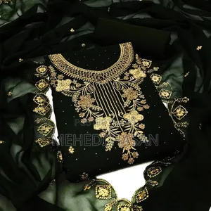 Photo - Georgette Embroidery Four Piece