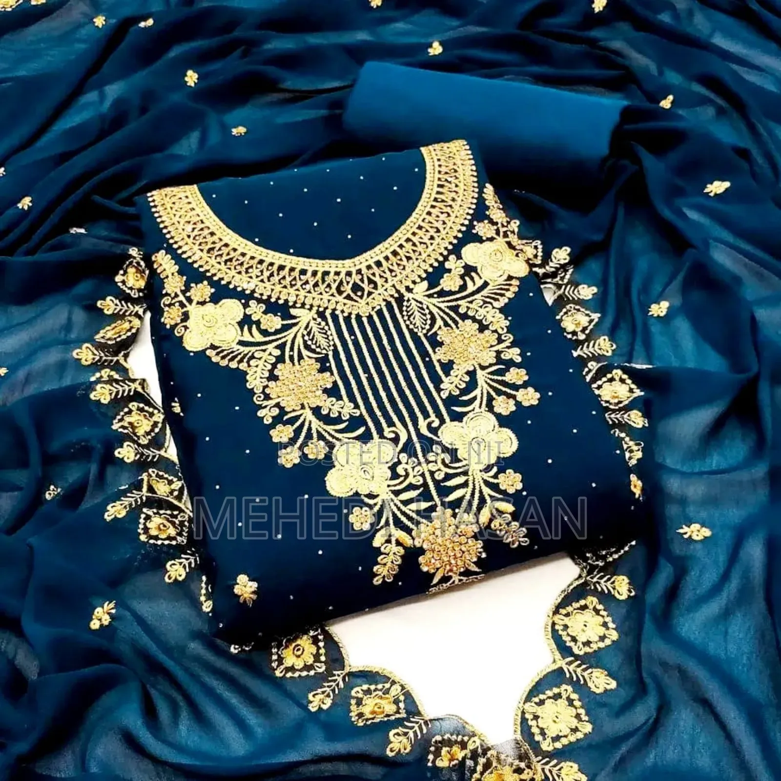 Georgette Embroidery Four Piece