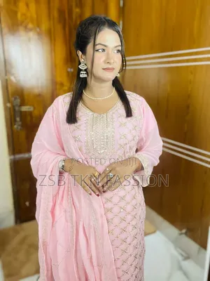 Georgette Embroidery Three Piece NNN GGG