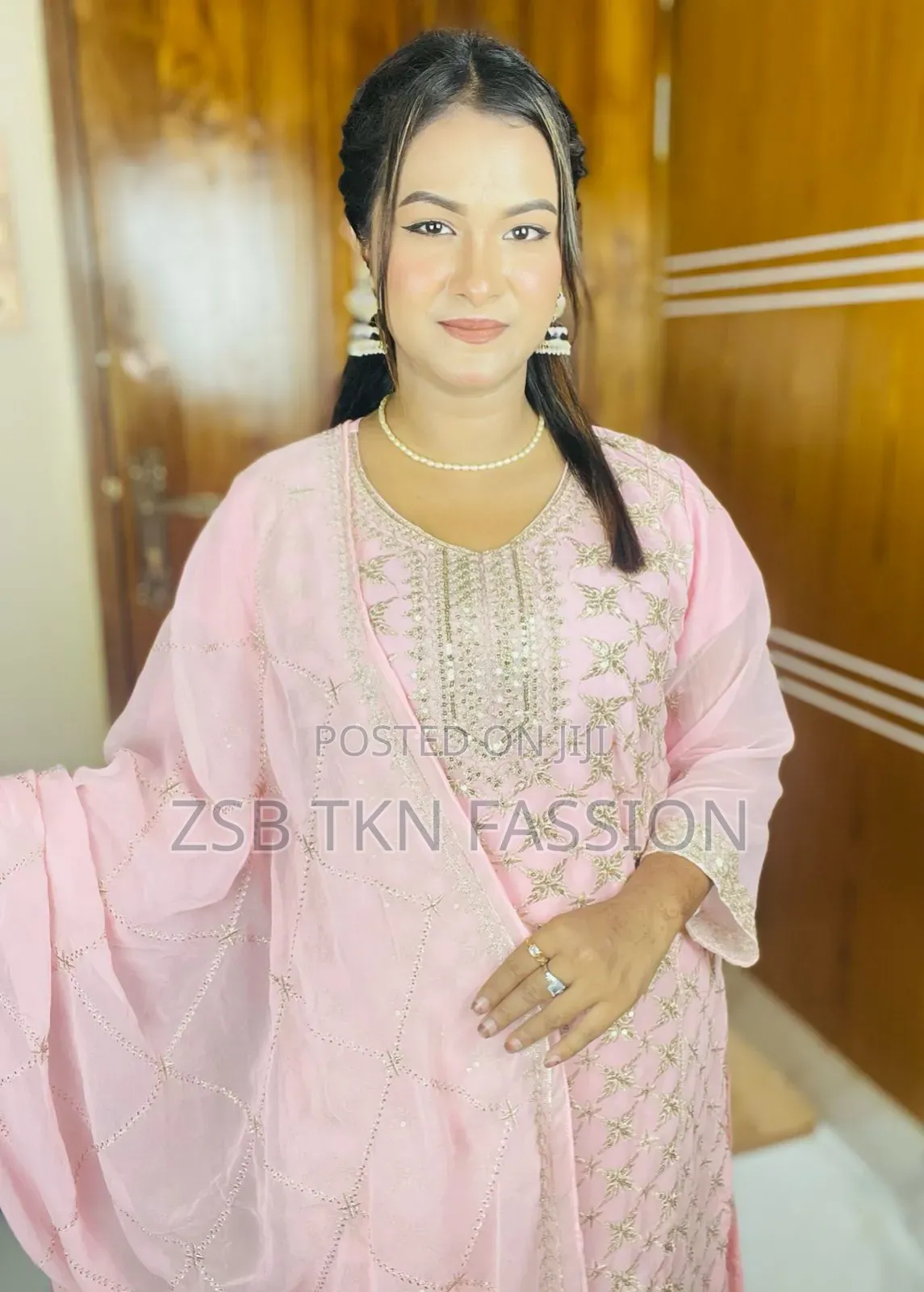 Georgette Embroidery Three Piece NNN GGG