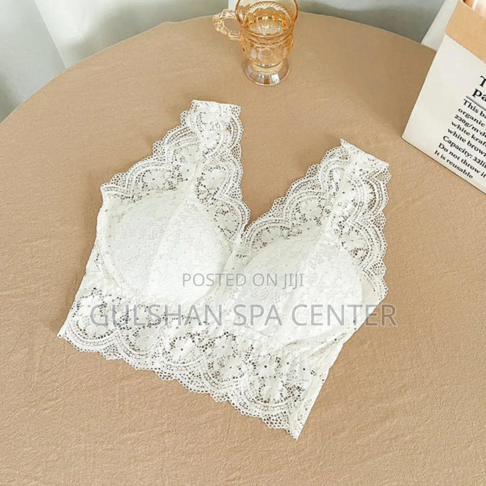 High-Quality Lace v-Shaped Beautiful Back Women's Bra With