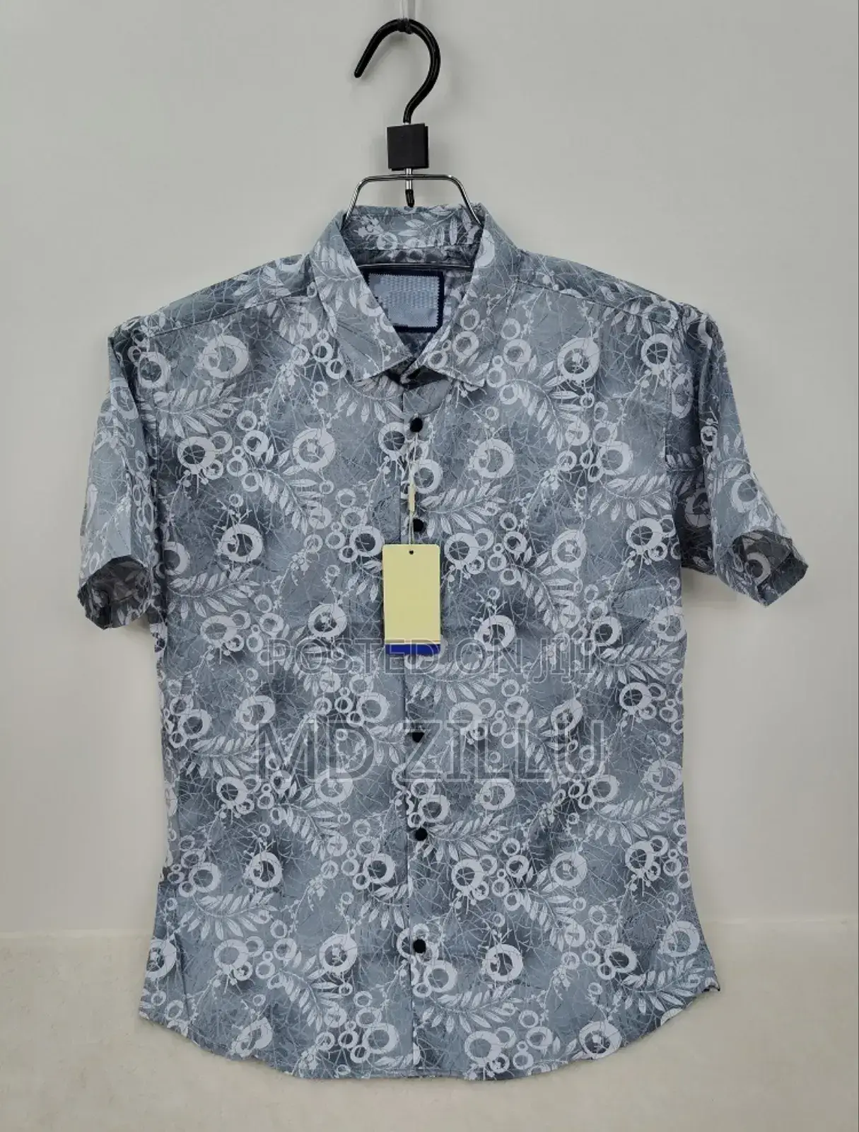 Pure Cotton Half Sleeve Print Shirt for Men's