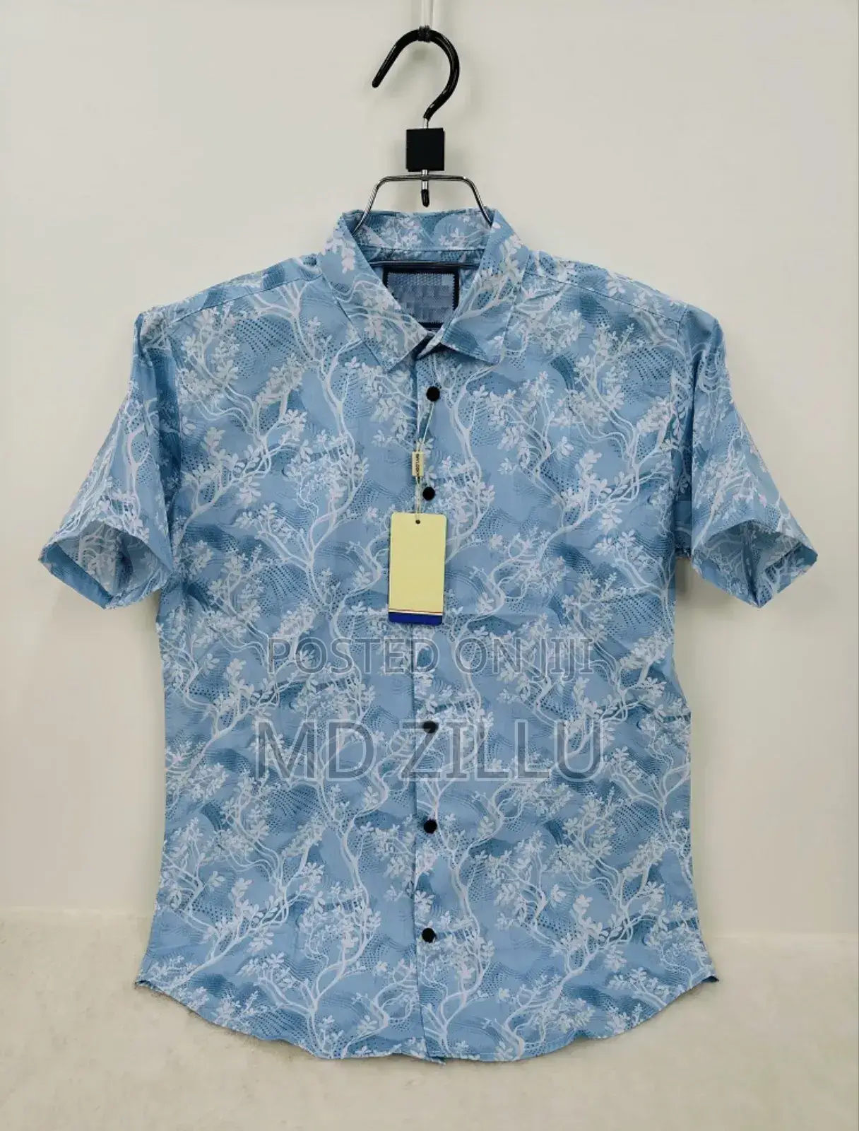 Pure Cotton Half Sleeve Print Shirt for Men's