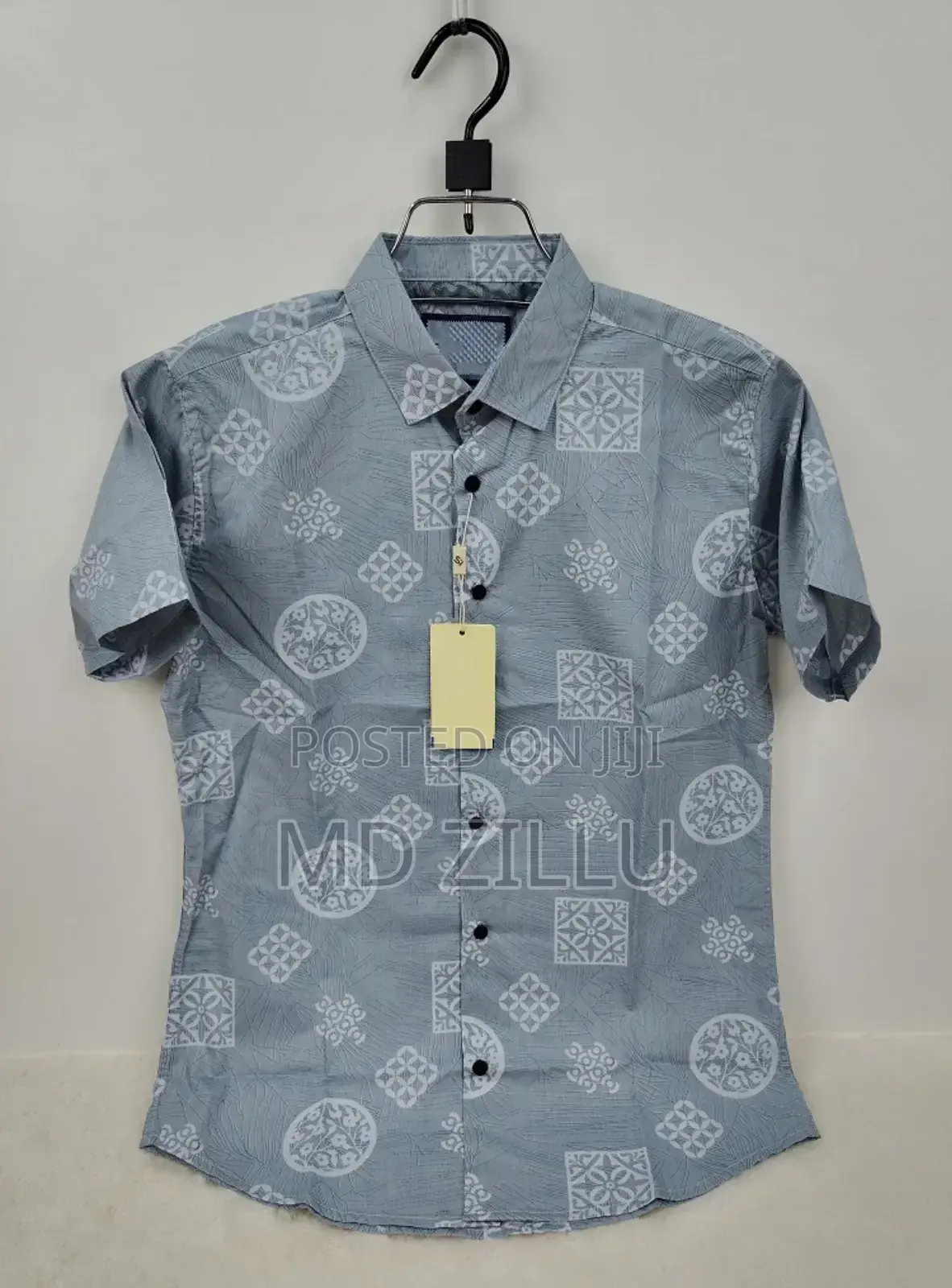 Pure Cotton Half Sleeve Print Shirt for Men's