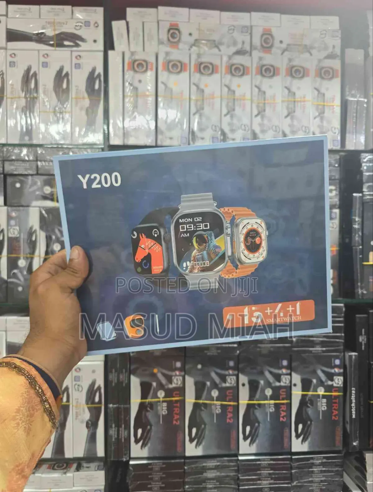 Y200 Smartwatch Combo Pack (3 Smart Watch) 100% Original.