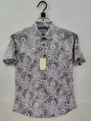 Pure Cotton Printed Half Sleeve Shirt for Men