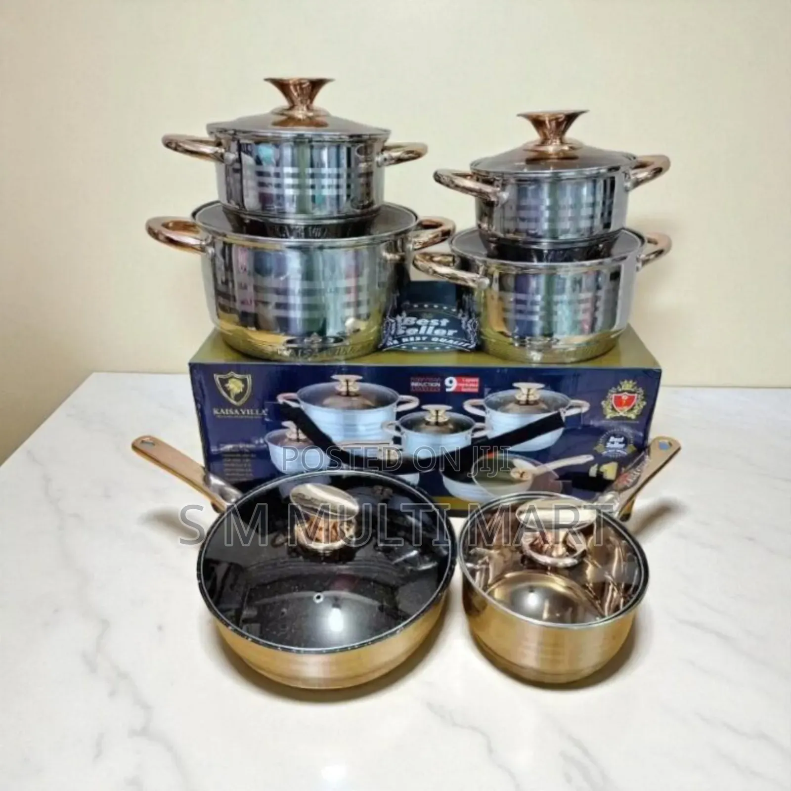 Kaisa Villa Kv-6618 Stainless Steel 9layer 12pcs