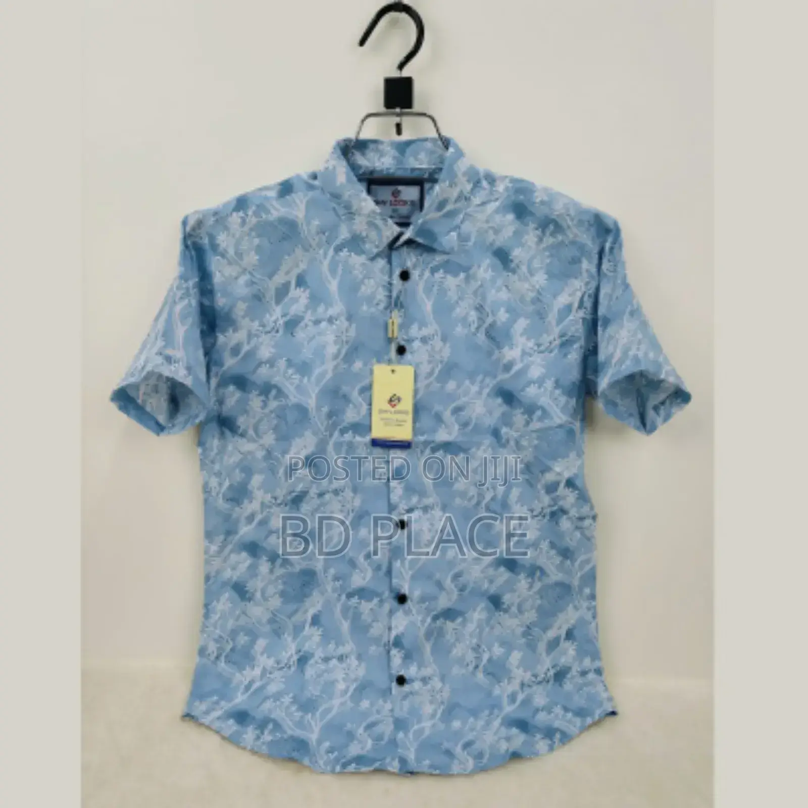 Pure Cotton Half Sleeve Print Shirt for Men's