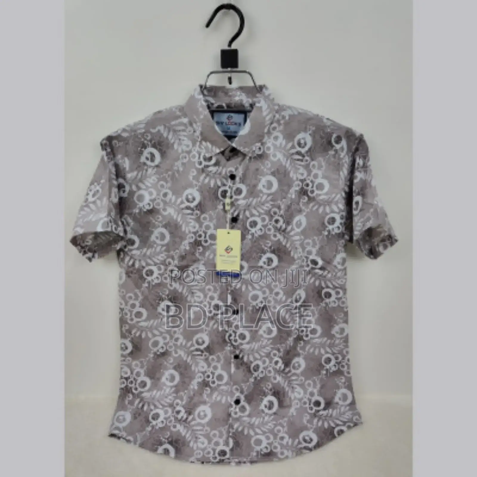 Pure Cotton Half Sleeve Print Shirt for Men's