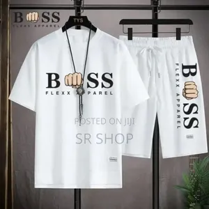 Photo - Combo Half T-Shirt and 3 Quarter Pants for Man