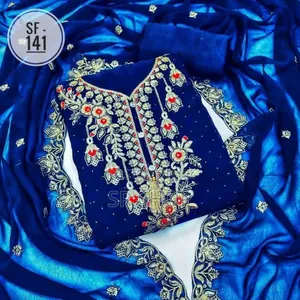 Embroidary Georjet Three Piece