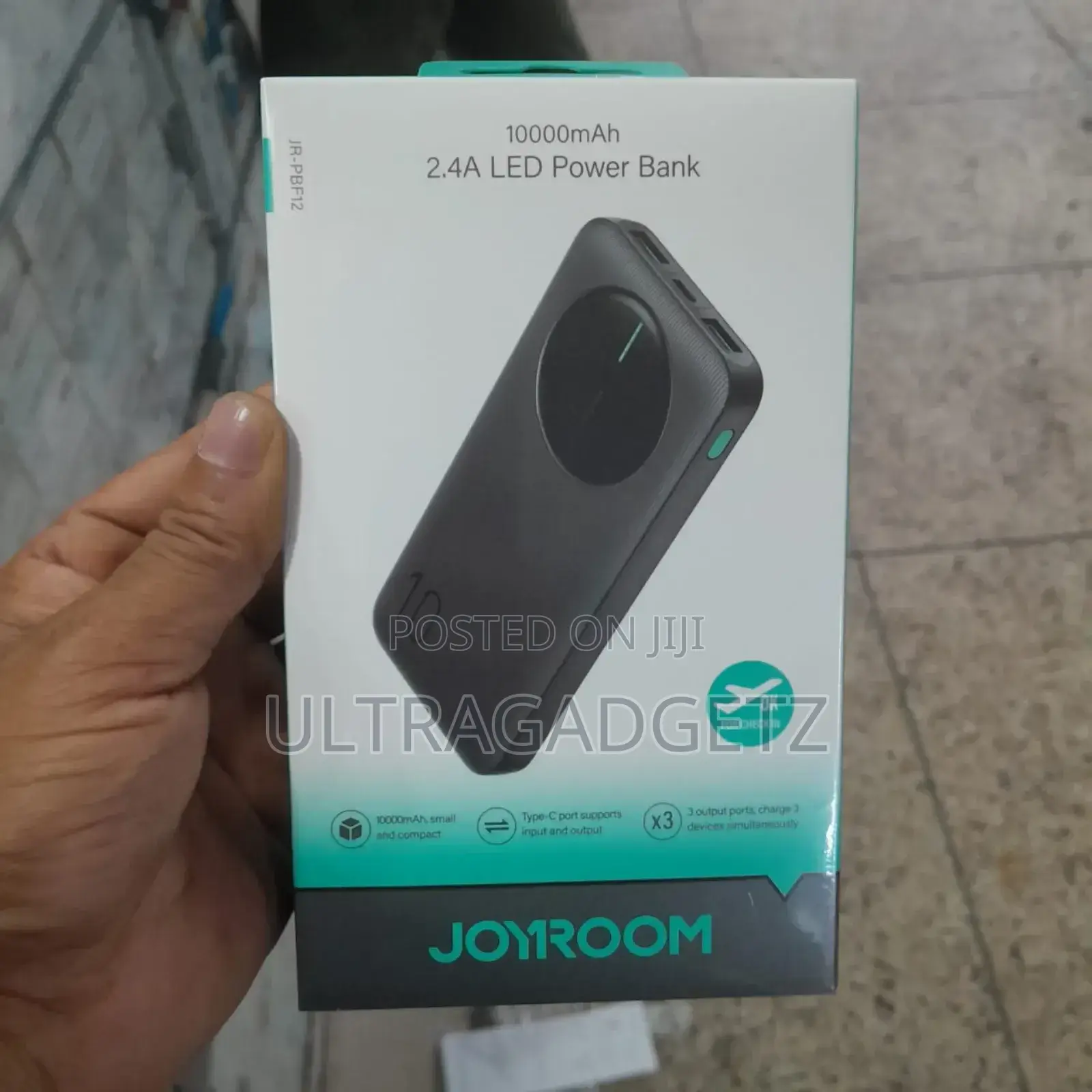 Joyroom Jr-pbf12 10000mah 2.4a Led Power Bank