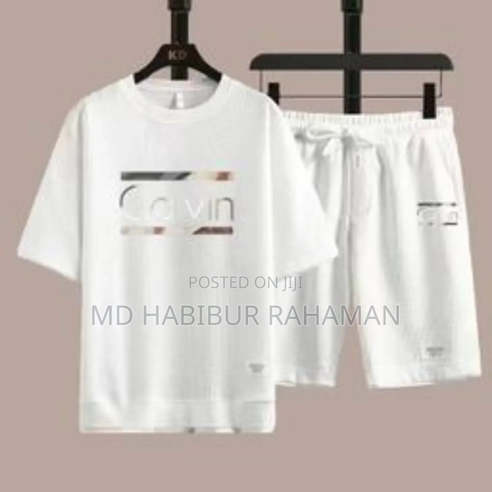 Half Pent T-Shirt Combo Set Color : Same as Pictu