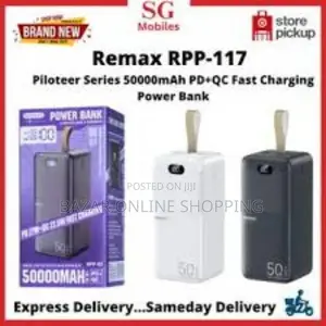 Remax RPP-117 Piloteer Series 50000 Mah 27w Fast Charging