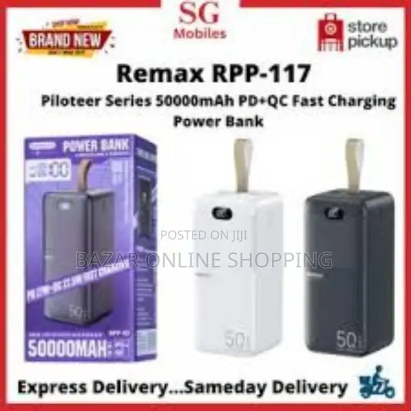 Remax RPP-117 Piloteer Series 50000 Mah 27w Fast Charging