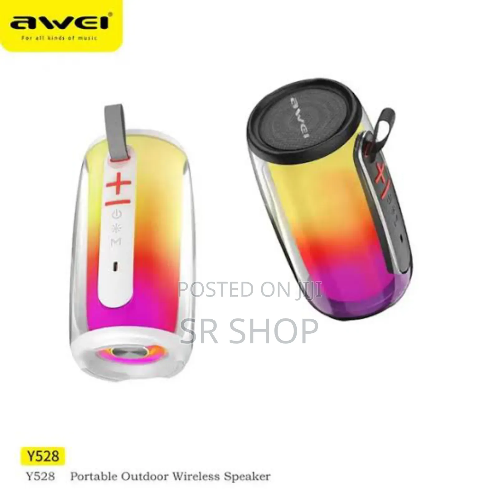 Awei Y528 RGB Light Playback5.3 Bluetooth Speaker