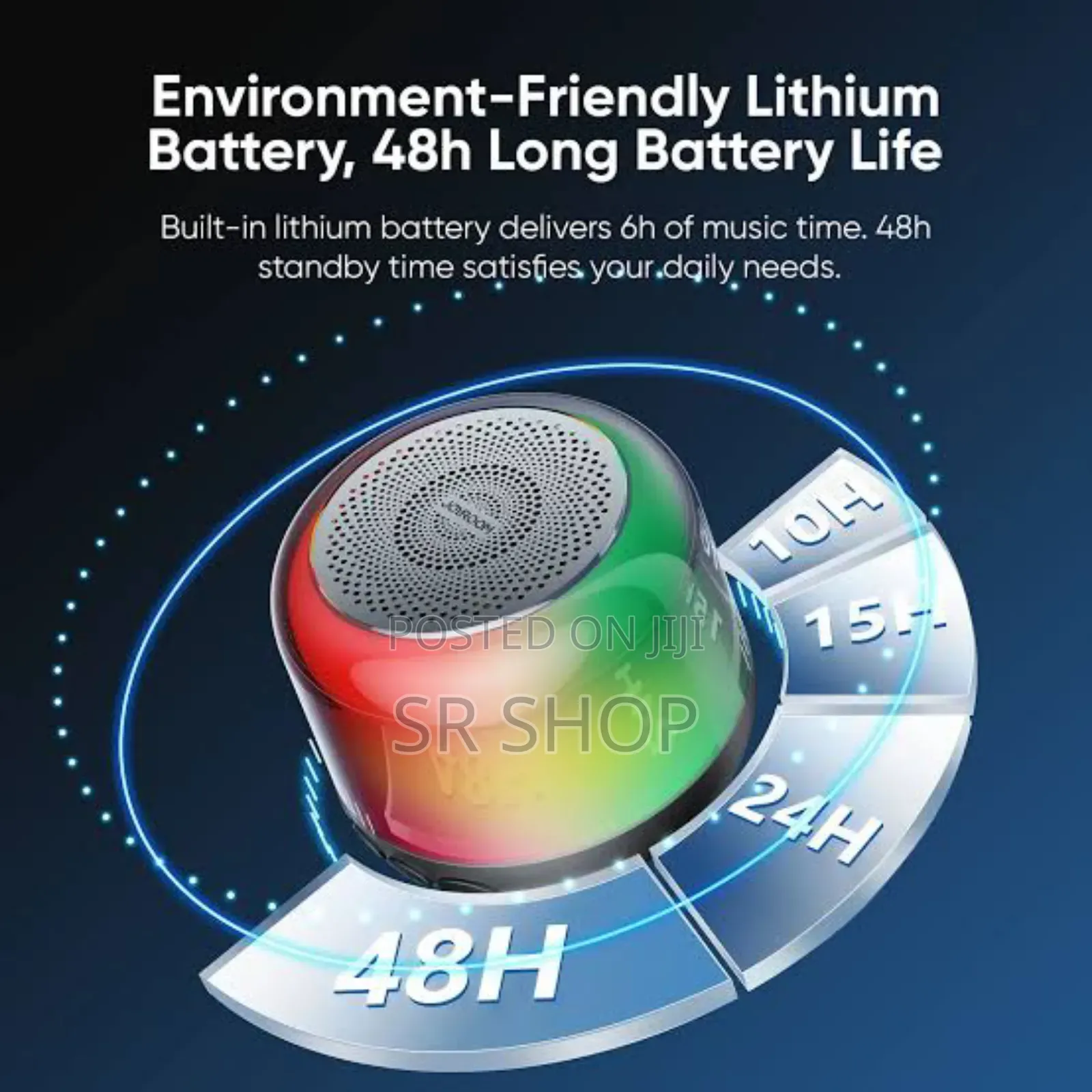 Joyroom Jr-Ml03 Transparent Speakers RGB Light - 100%Orginal