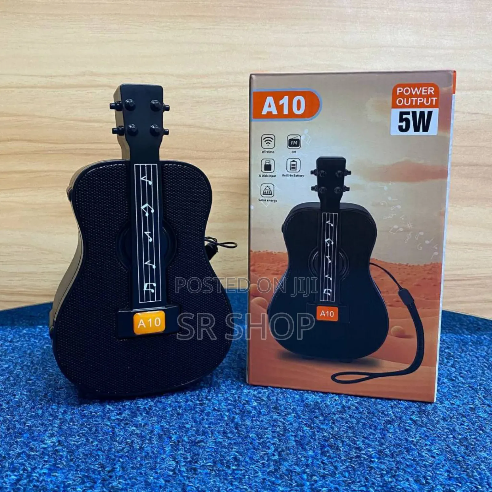 Solar System A10 Guitar Model Portable Mini Karaoke Speaker