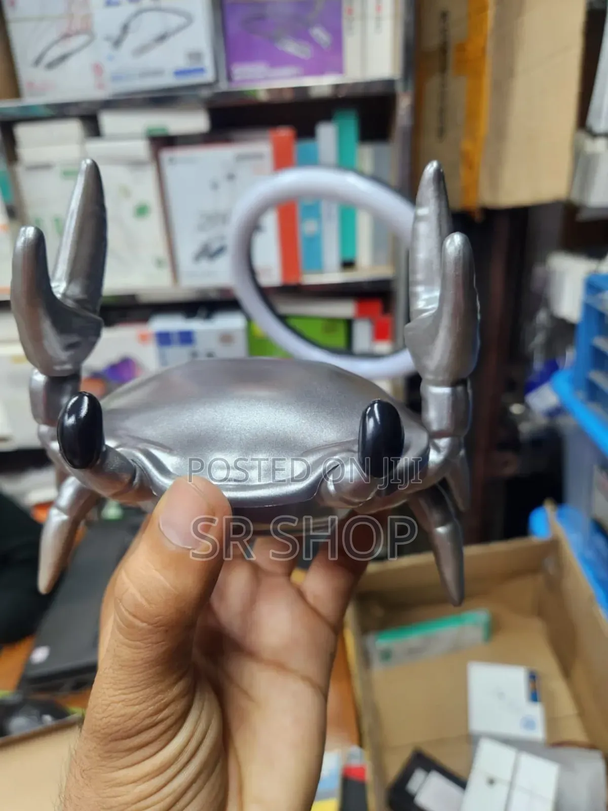 Crab Wireless Bluetooth Speaker With Mobile Phone Holder