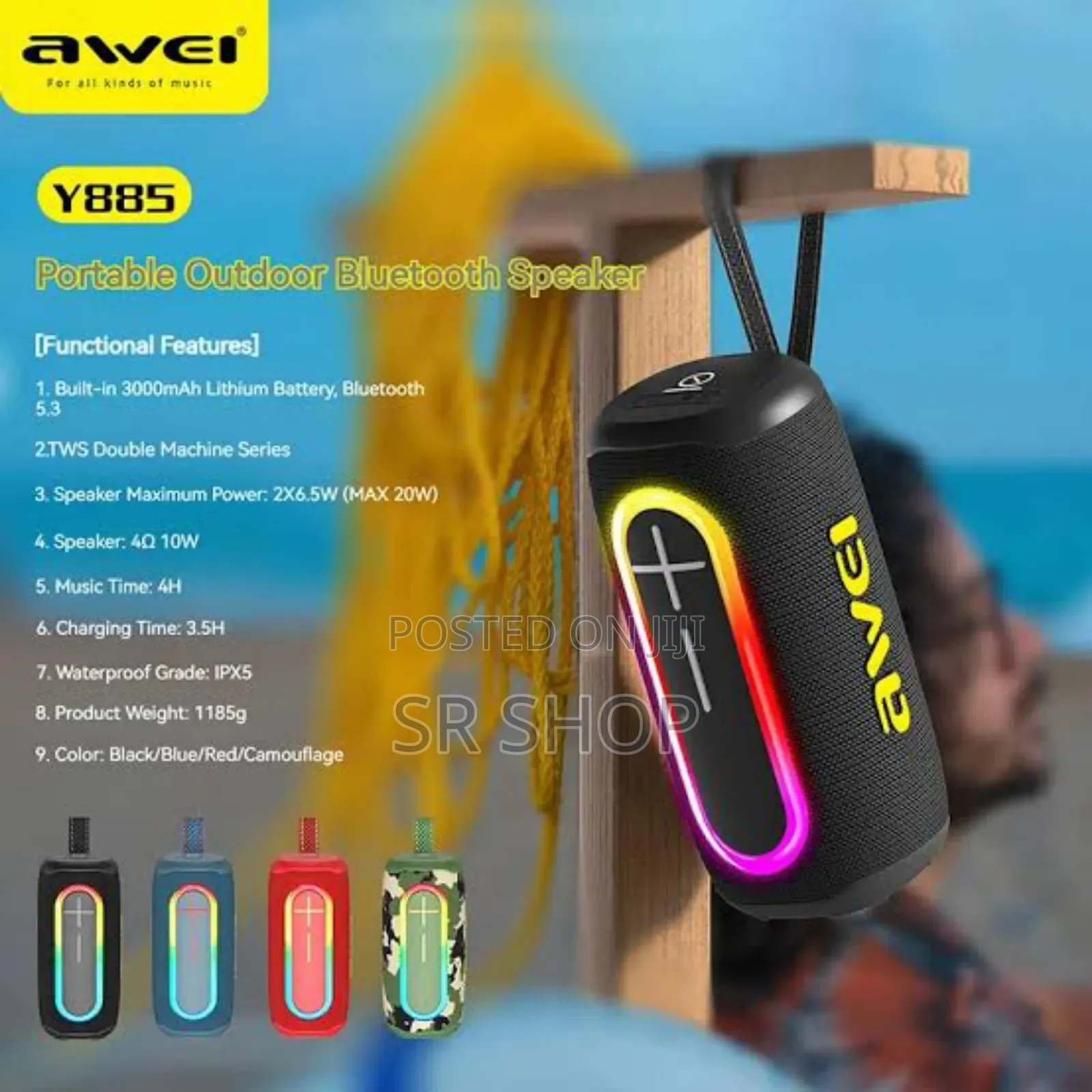 Awei Y885 Outdoor Bluetooth Speaker