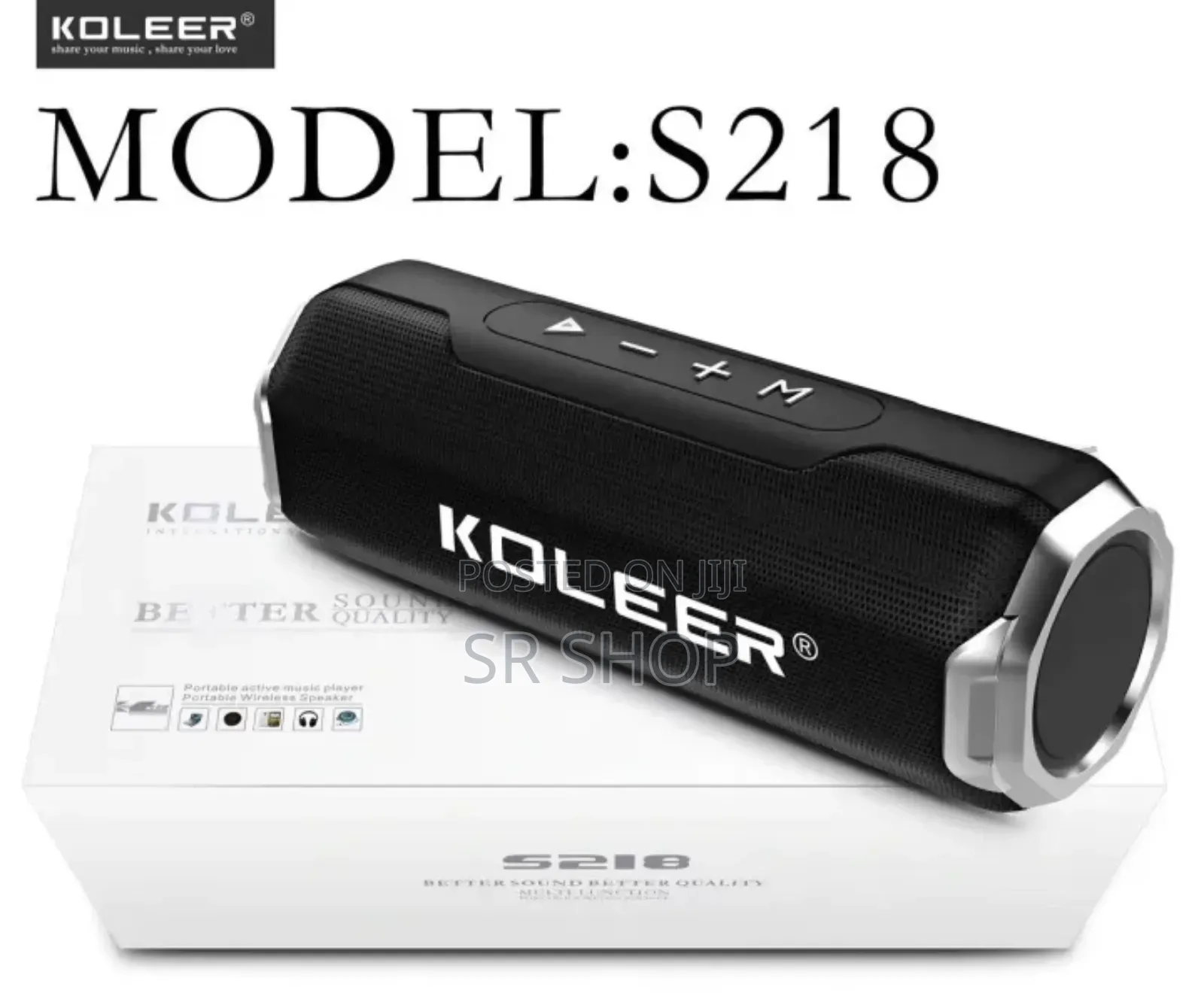 Koleer S218 Bluetooth Speaker With Fm Radio