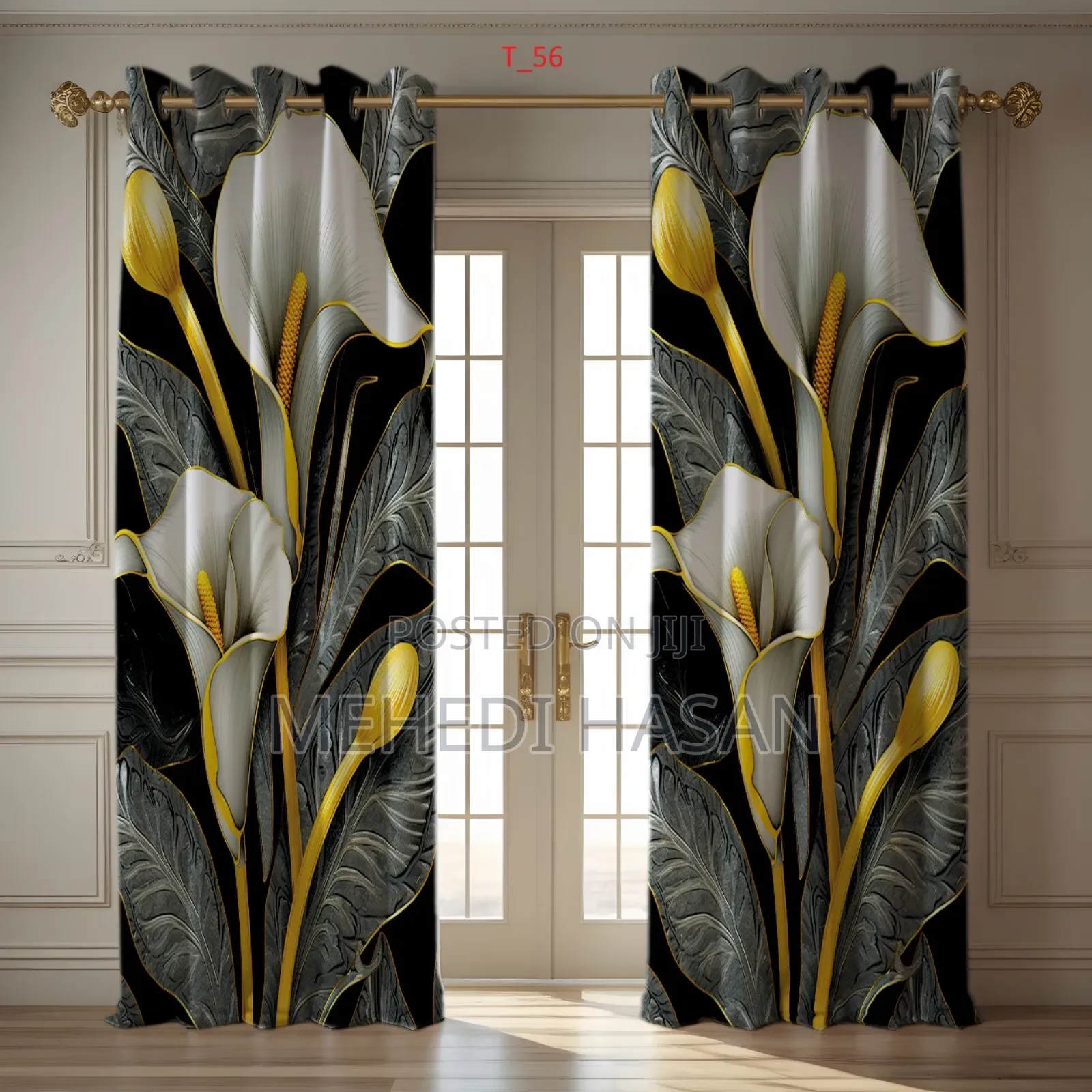3d Print Premium Curtains (2 Piece)
