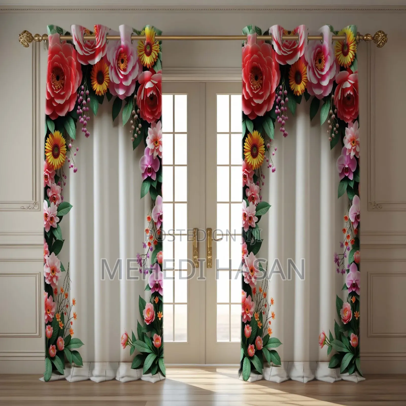3d Print Premium Curtains (2 Piece)