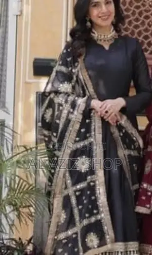 Stylish Elegant Gown Kurti (Georgette Dupatta and Salwar)