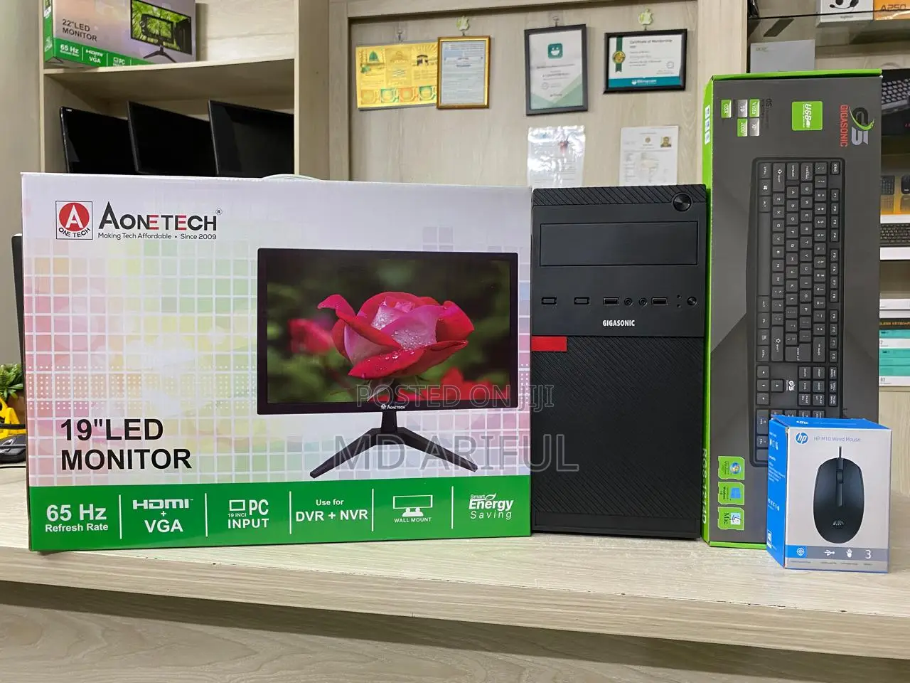 New Desktop Computer 8GB Intel Core I3 SSD 128GB