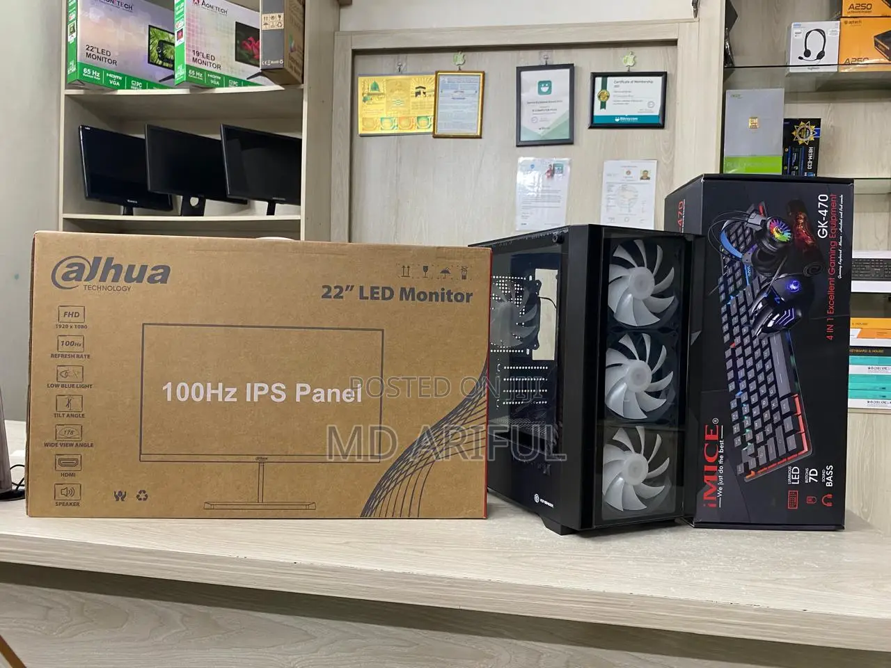 New Desktop Computer 8GB Intel Core I5 SSD 256GB