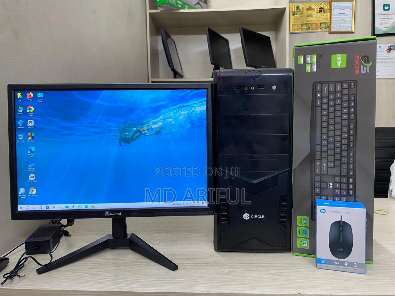 Desktop Computer 4GB Intel Core I3 HDD 500GB