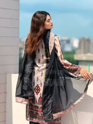 Photo - Georgette Readymade Three Piece