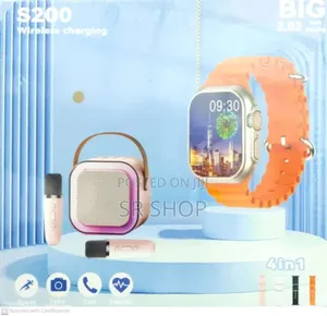 Hot Offer S200 4 in 1 Smartwatch With Bluetooth Speaker