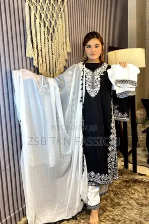 Embroidery Cotton Three Piece New Products And