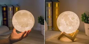 3d Rechargeable Moon Lamp With 16 Colors