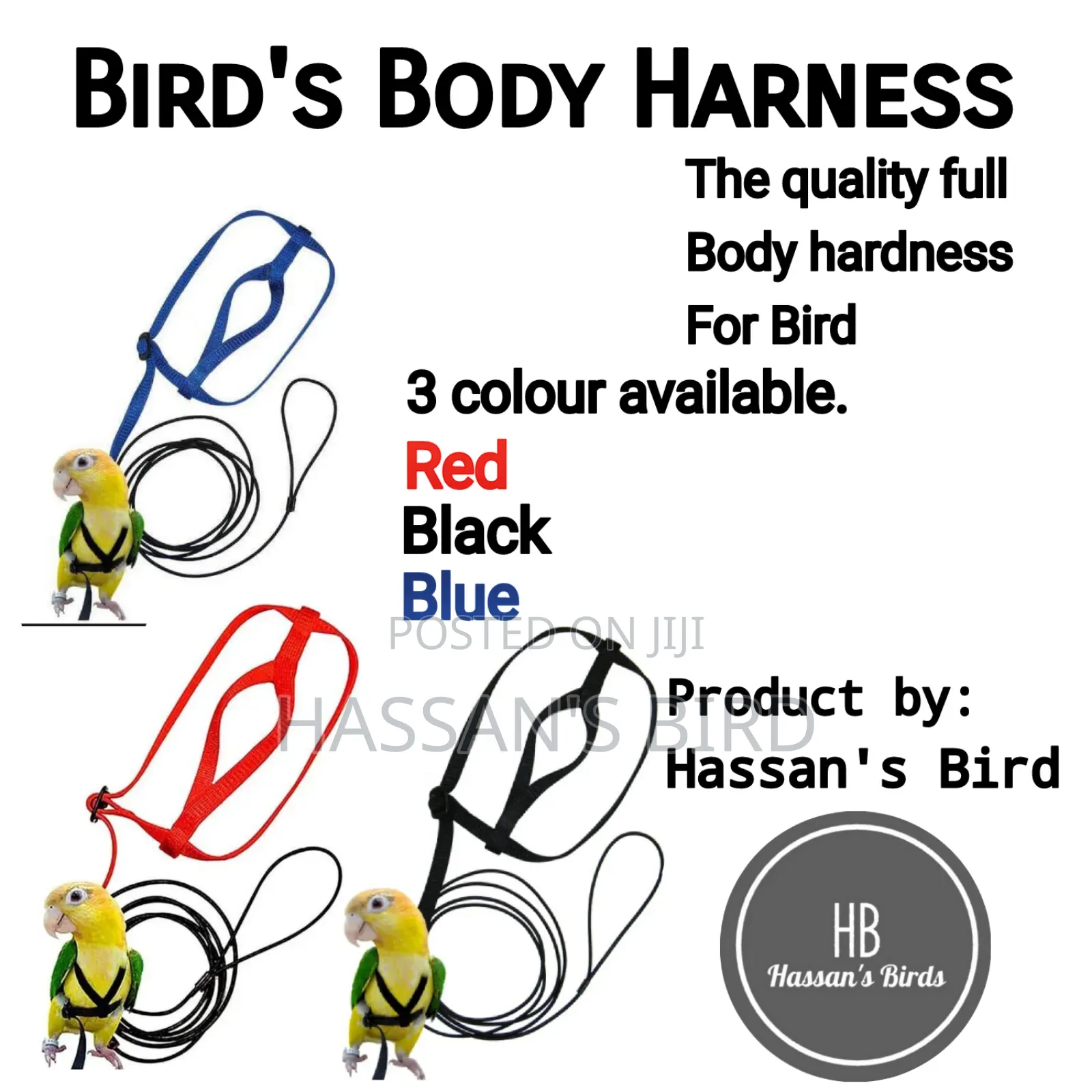Body Harness for All Bird's