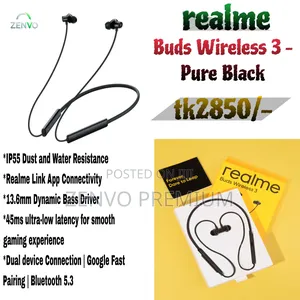 Photo - Realme Buds Wireless 3 – Pure Black