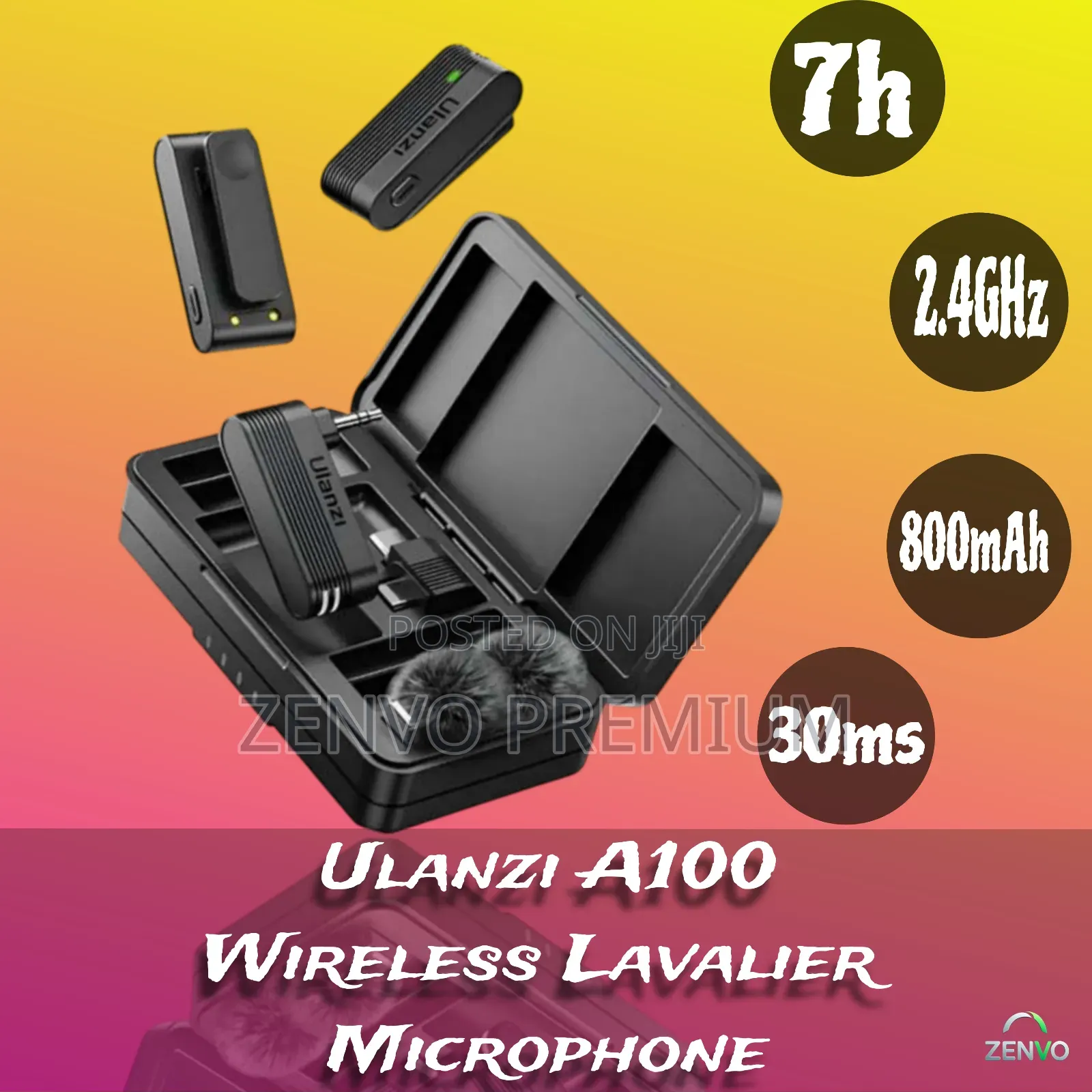 Ulanzi A100 Wireless Lavalier Microphone