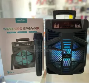 Photo - 8" Bt Speaker Bluetooth Gts2137 With Microphone Led Lights