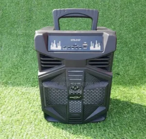 8" Bt Speaker Bluetooth Gts2137 With Microphone Led Lights