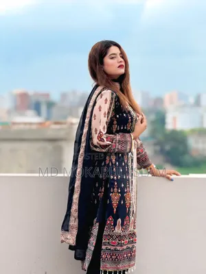 Photo - Georgette Readymade Three Piece